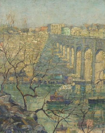 Ernest Lawson View of the Bridge